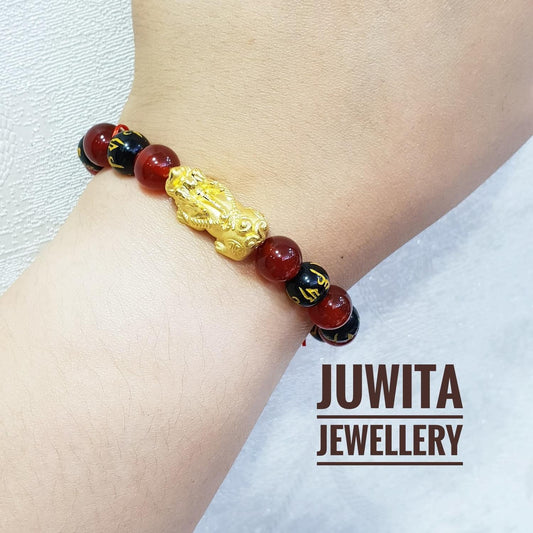 Gelang emas Pixiu HK 24k 99.99% - dragon bracelet